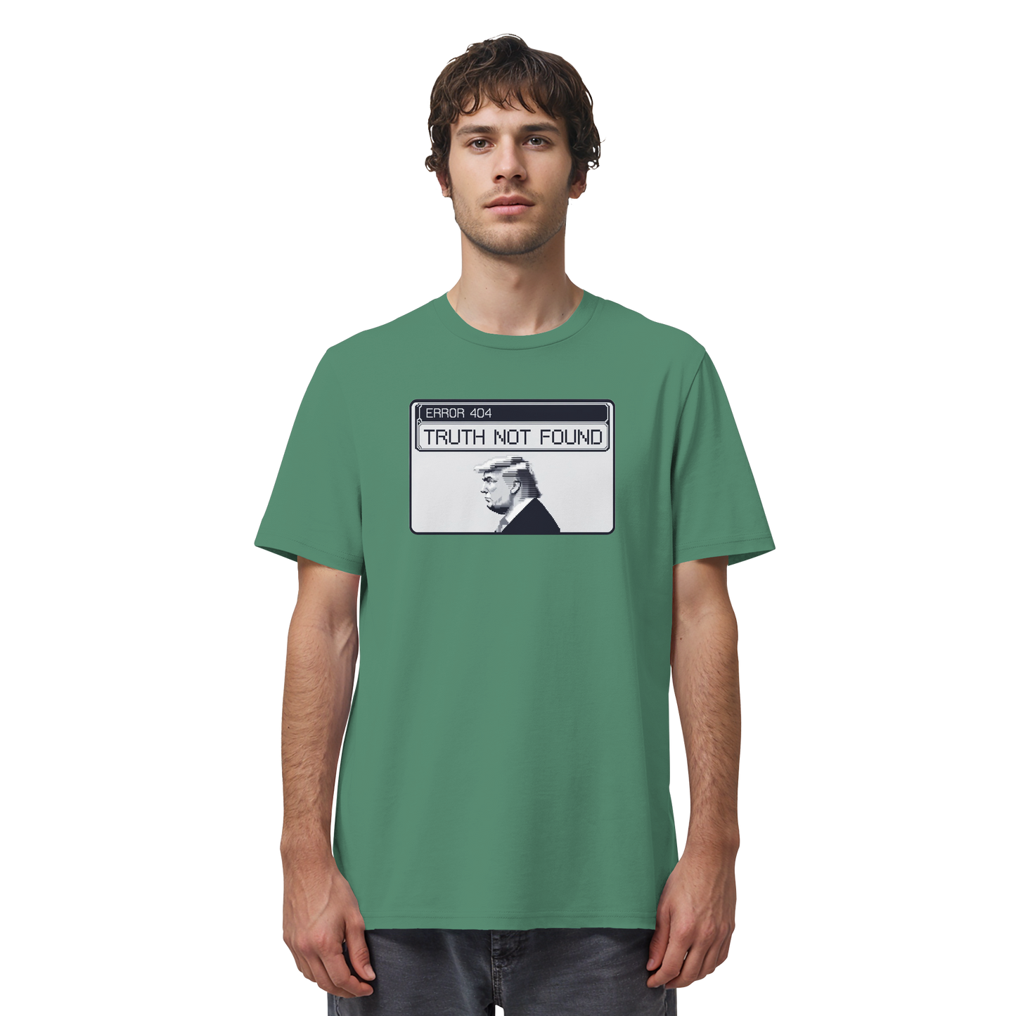 Dump Trump - Error 404: Truth not found - Organic Shirt - ThreadLabs