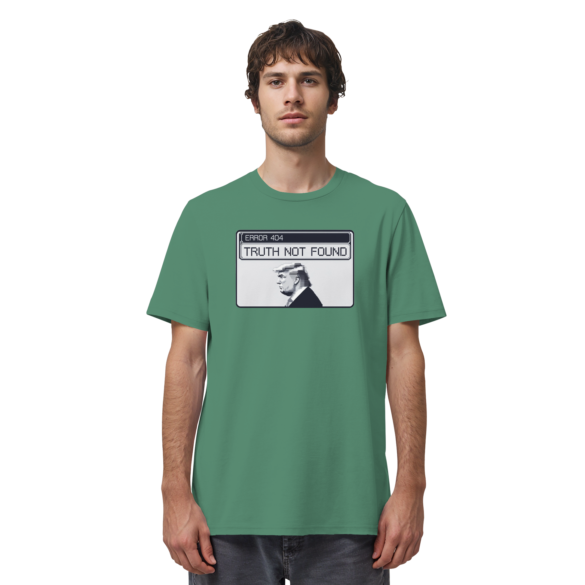 Dump Trump - Error 404: Truth not found - Organic Shirt - ThreadLabs