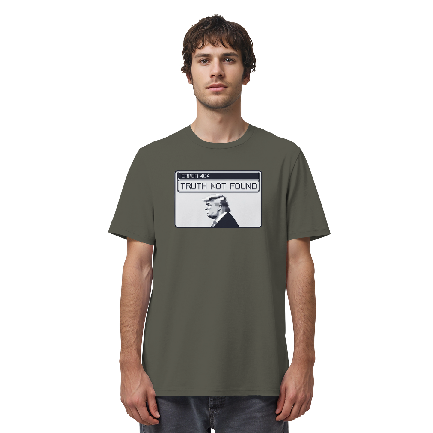 Dump Trump - Error 404: Truth not found - Organic Shirt - ThreadLabs