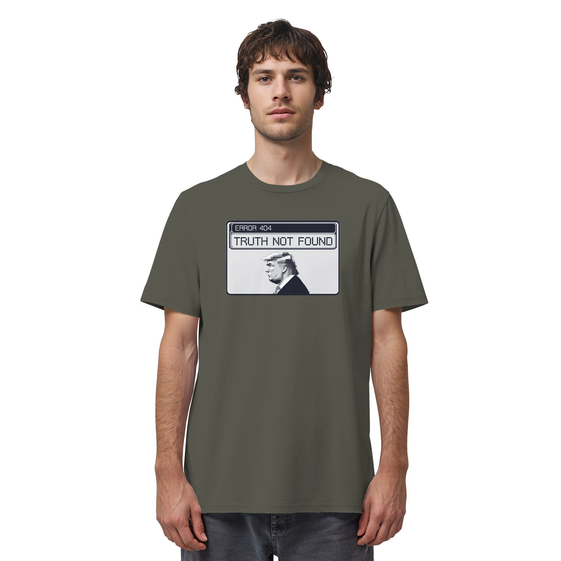 Dump Trump - Error 404: Truth not found - Organic Shirt - ThreadLabs