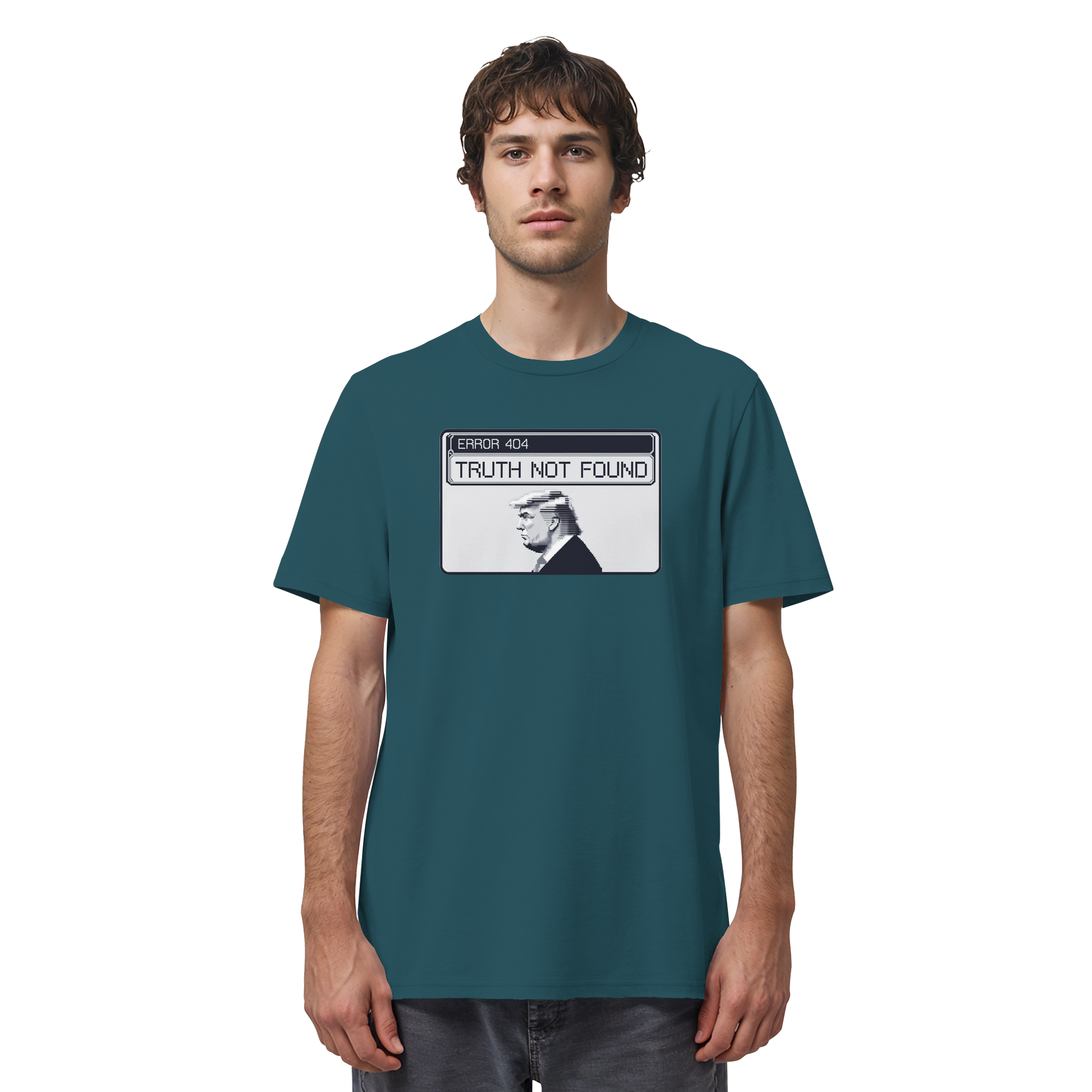 Dump Trump - Error 404: Truth not found - Organic Shirt - ThreadLabs