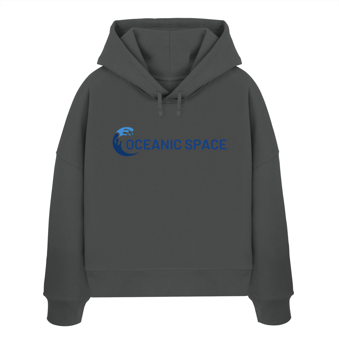 OCEANIC SPACE - Save our oceans - Womens Organic Boxcut Hoodie - ThreadLabs