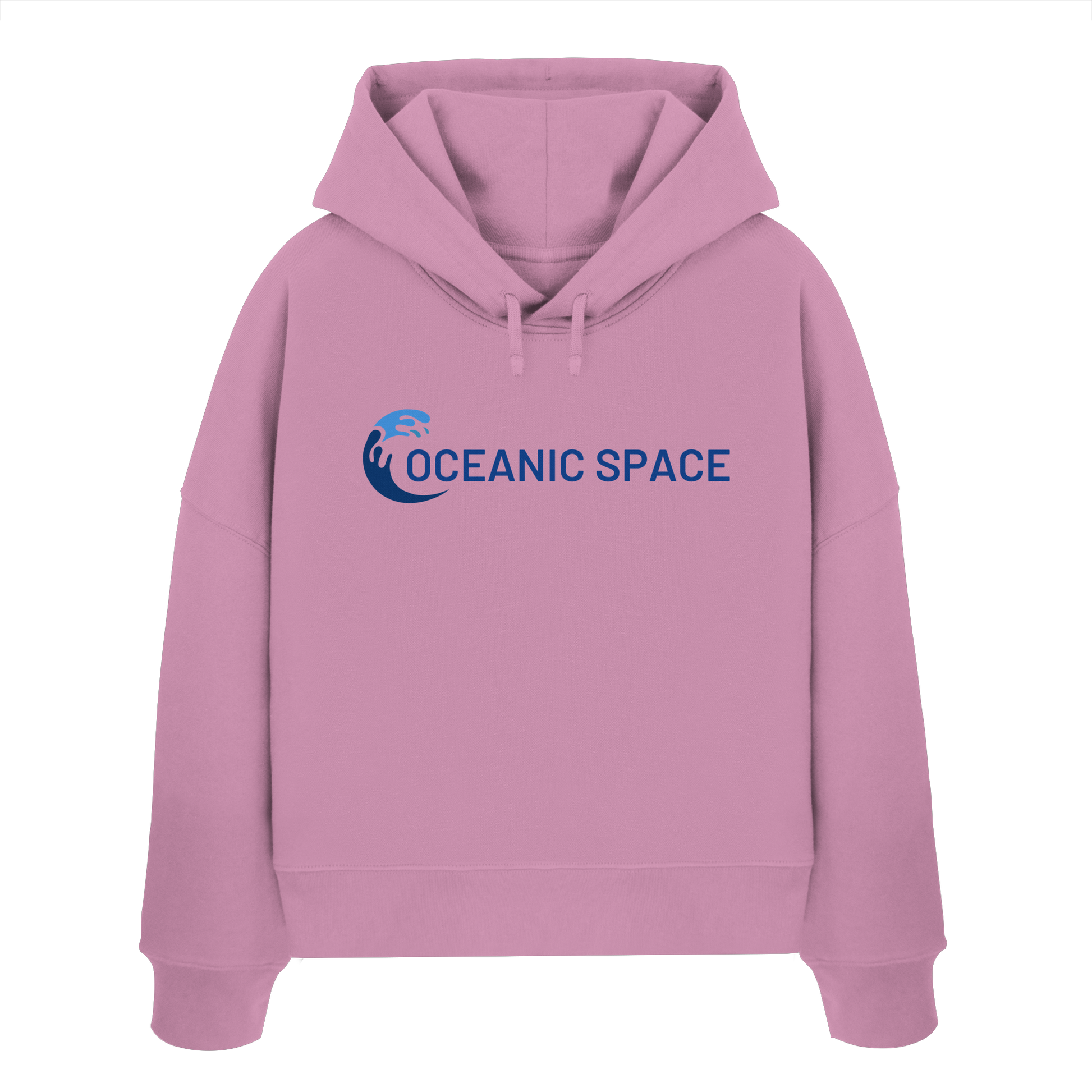 OCEANIC SPACE - Save our oceans - Womens Organic Boxcut Hoodie - ThreadLabs