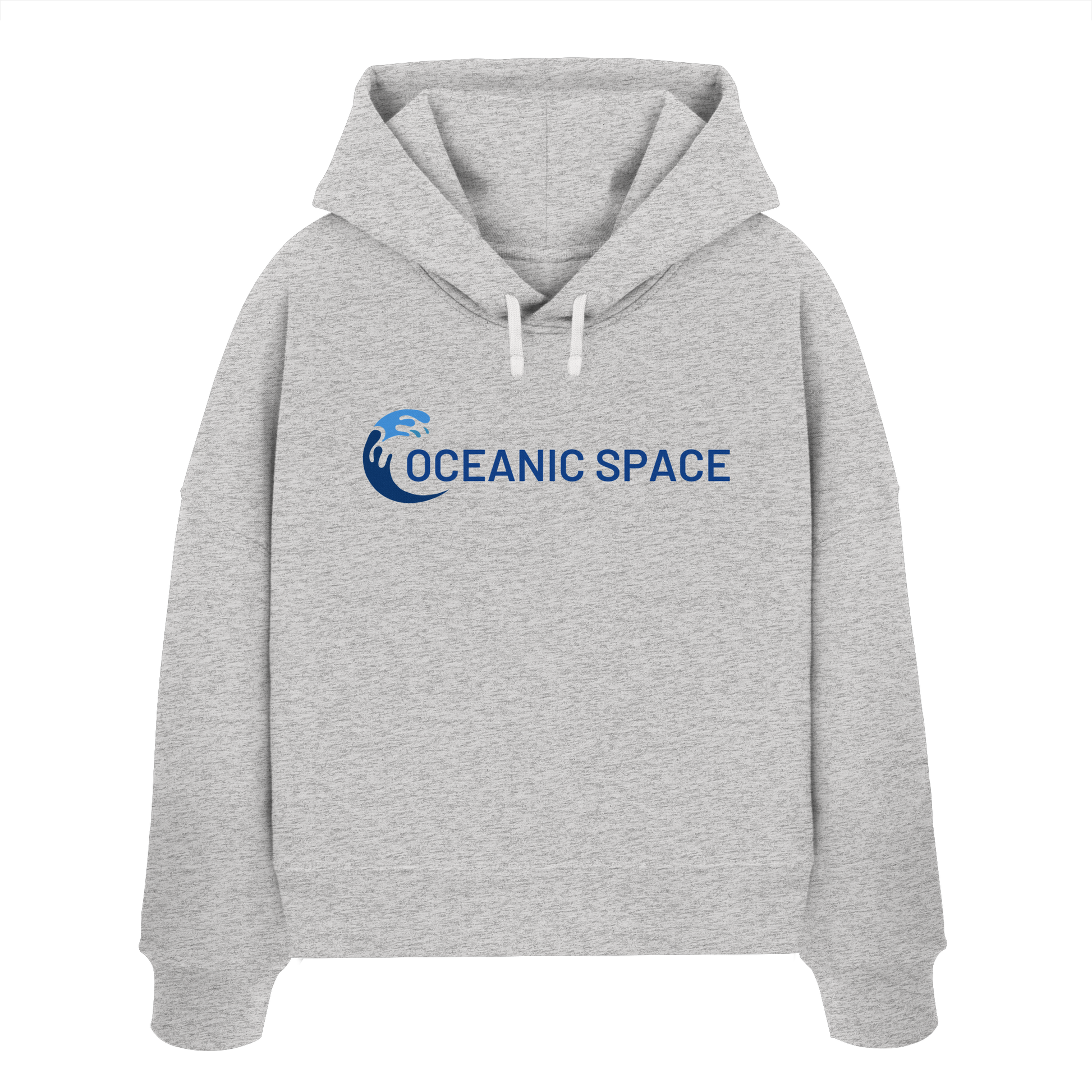 OCEANIC SPACE - Save our oceans - Womens Organic Boxcut Hoodie - ThreadLabs