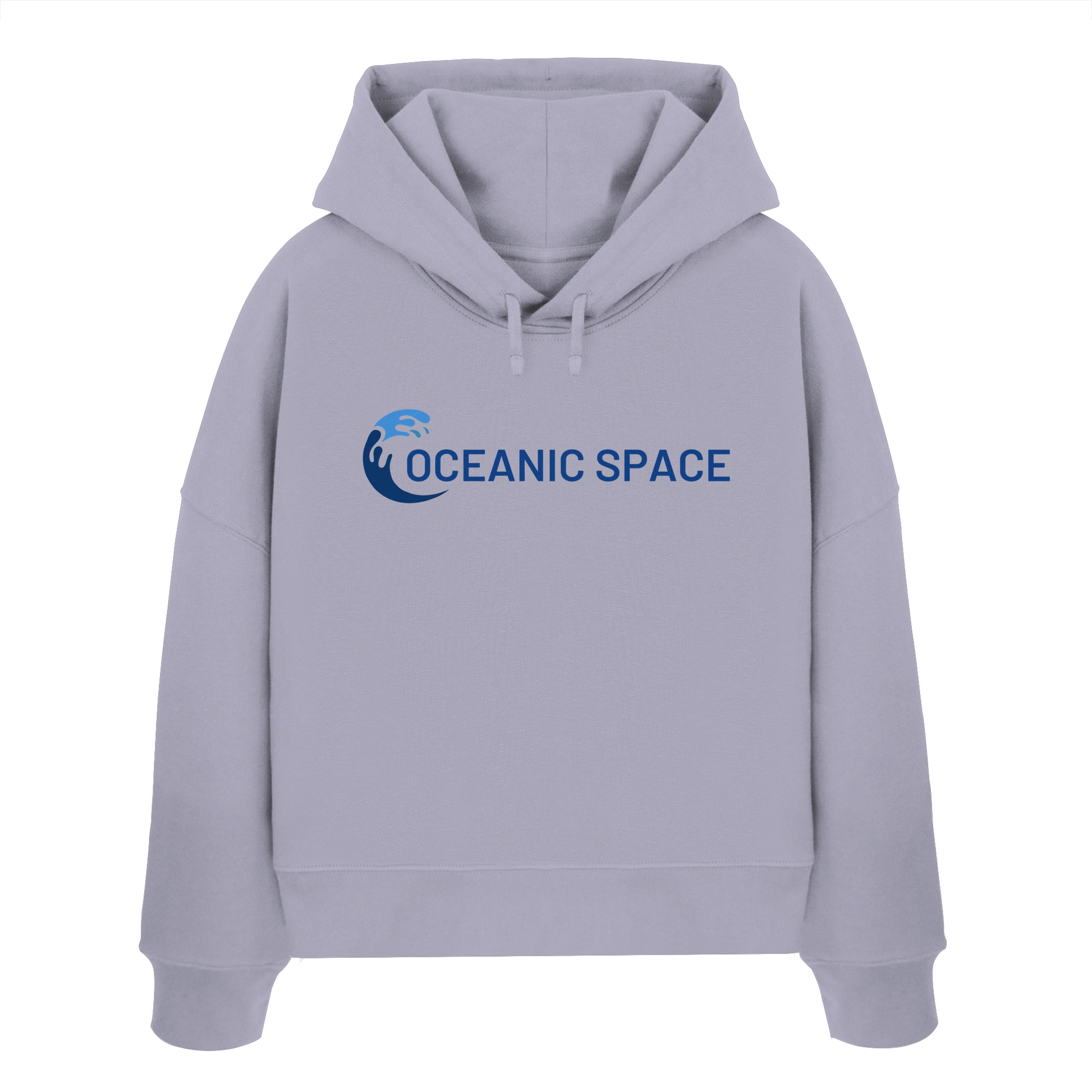 OCEANIC SPACE - Save our oceans - Womens Organic Boxcut Hoodie - ThreadLabs