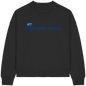 OCEANIC SPACE - Save our oceans - Womens Organic Boxcut Sweatshirt - ThreadLabs