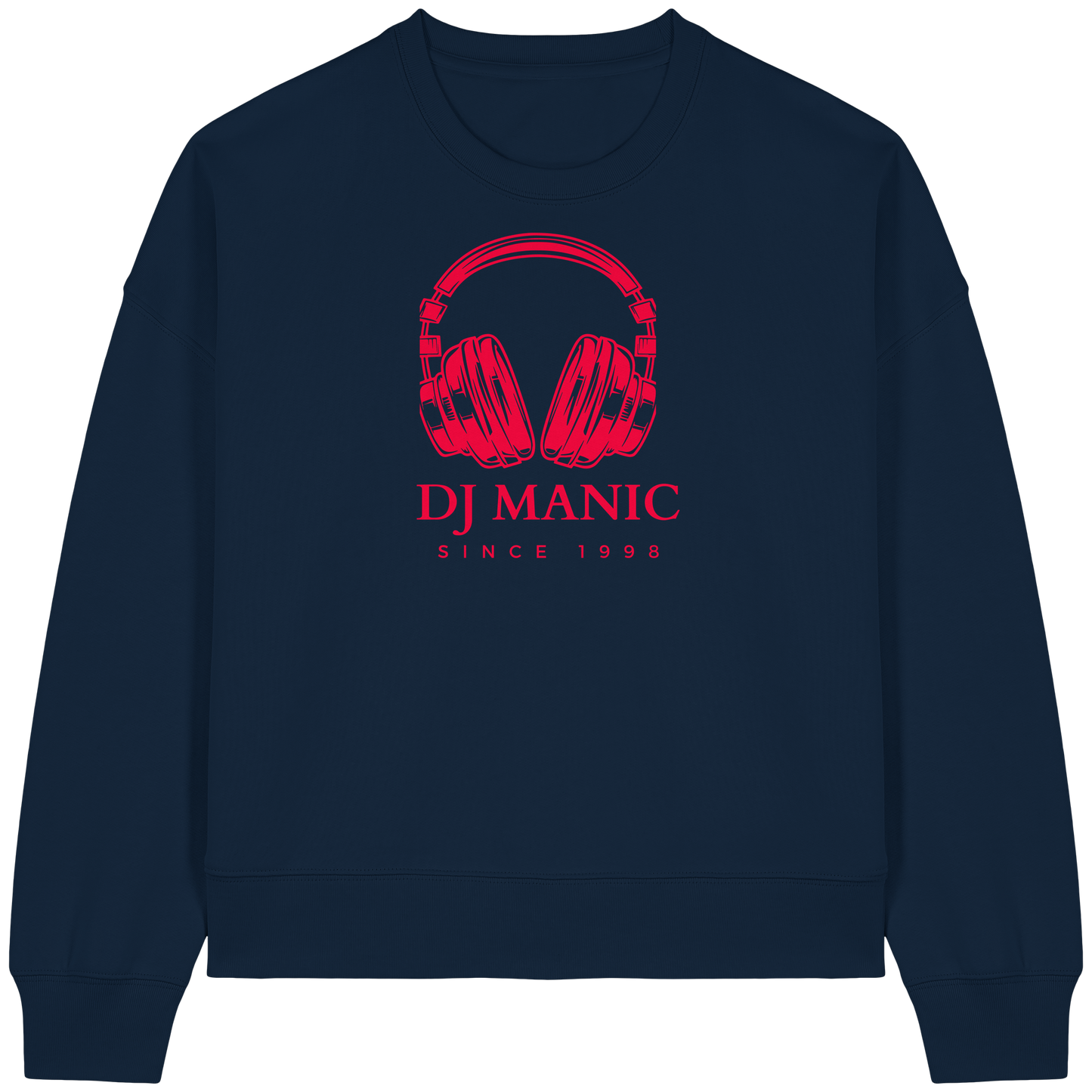 DJ Manic - Streetware - Womens Organic Boxcut Sweatshirt - ThreadLabs