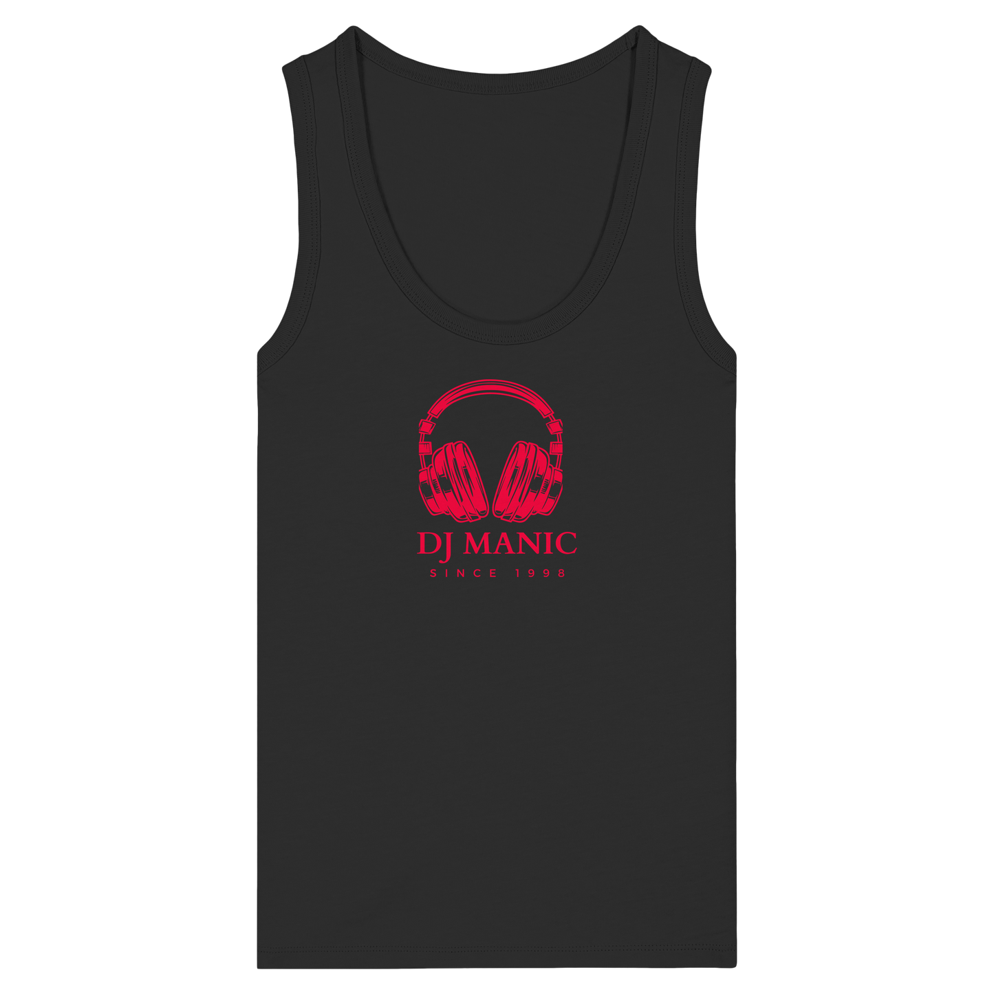 DJ Manic - Streetware - Womens Organic Fitted Tank Top - ThreadLabs