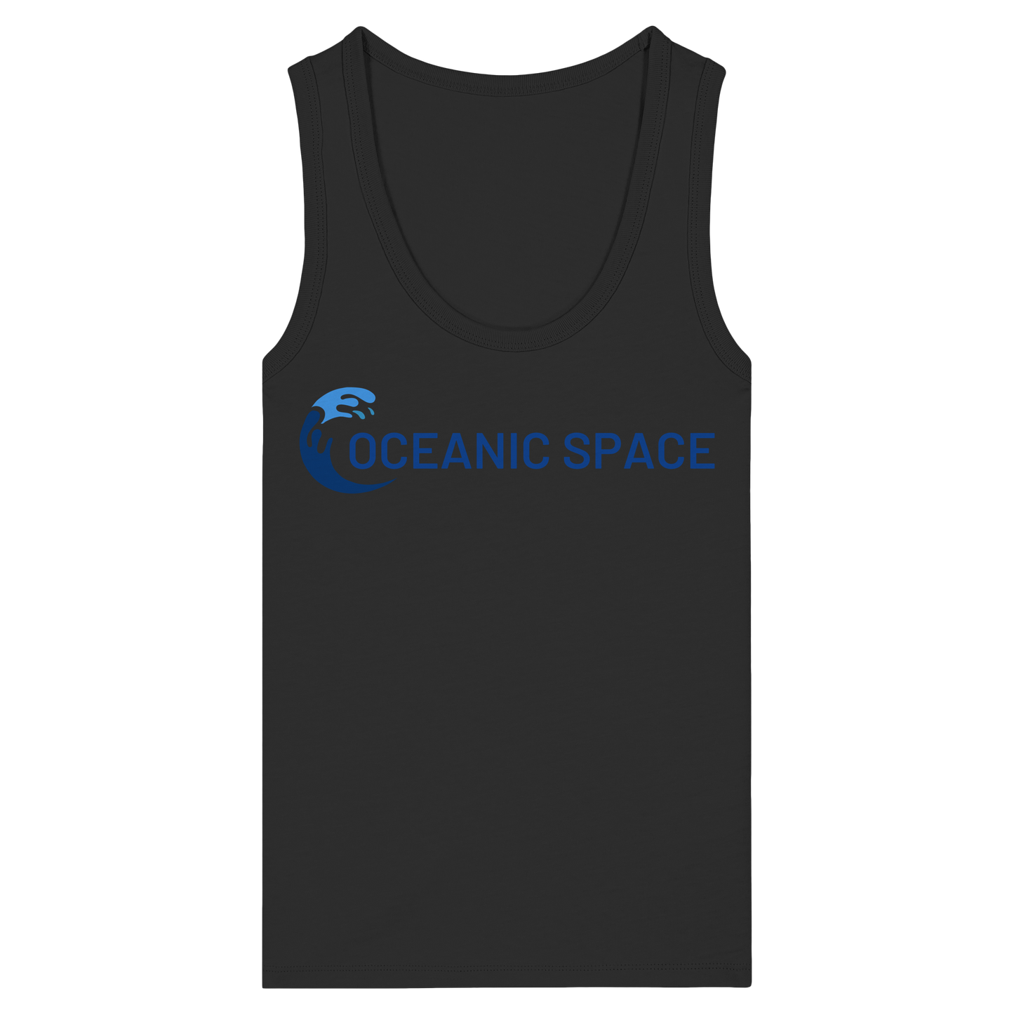 OCEANIC SPACE - Save our oceans - Womens Organic Fitted Tank Top - ThreadLabs