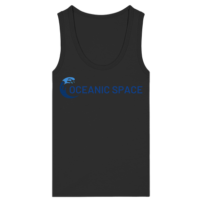 OCEANIC SPACE - Save our oceans - Womens Organic Fitted Tank Top - ThreadLabs