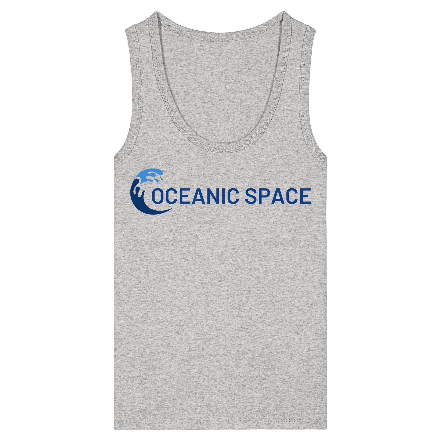 OCEANIC SPACE - Save our oceans - Womens Organic Fitted Tank Top - ThreadLabs