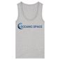 OCEANIC SPACE - Save our oceans - Womens Organic Fitted Tank Top - ThreadLabs