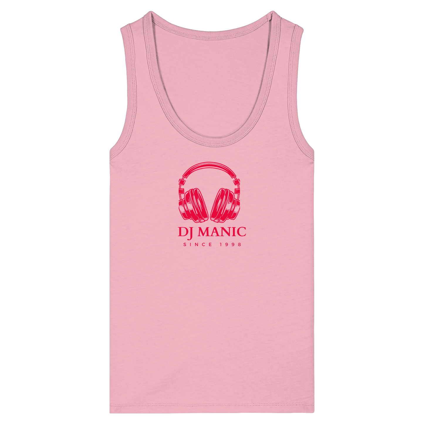 DJ Manic - Streetware - Womens Organic Fitted Tank Top - ThreadLabs