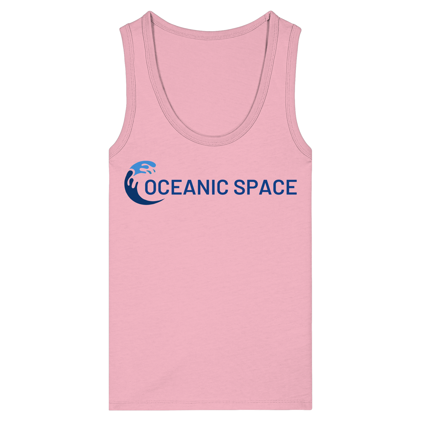 OCEANIC SPACE - Save our oceans - Womens Organic Fitted Tank Top - ThreadLabs