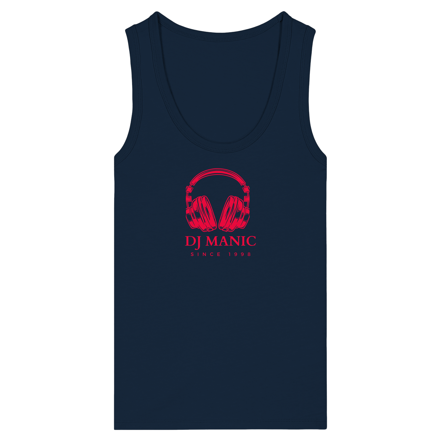 DJ Manic - Streetware - Womens Organic Fitted Tank Top - ThreadLabs