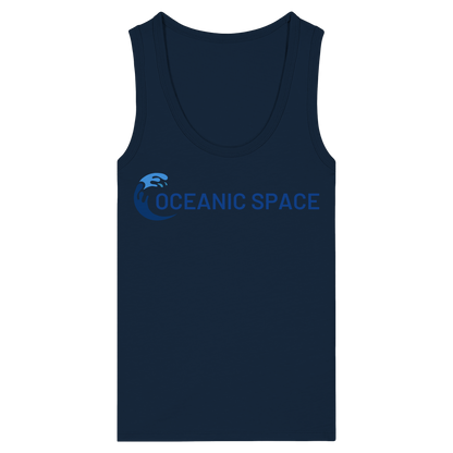 OCEANIC SPACE - Save our oceans - Womens Organic Fitted Tank Top - ThreadLabs