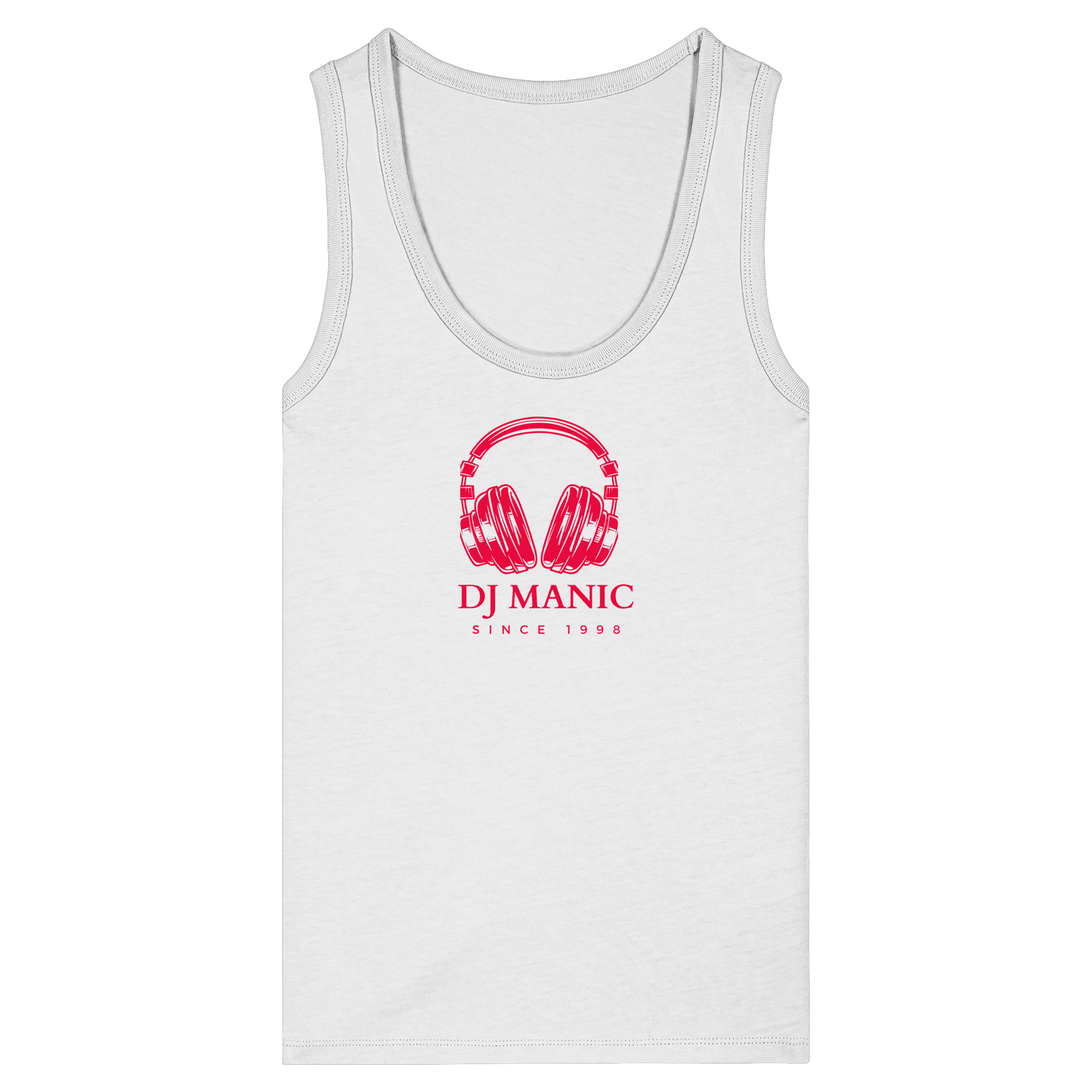 DJ Manic - Streetware - Womens Organic Fitted Tank Top - ThreadLabs