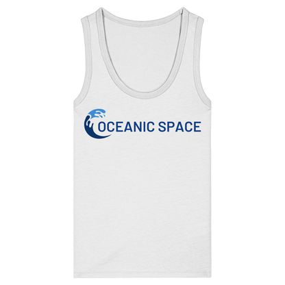 OCEANIC SPACE - Save our oceans - Womens Organic Fitted Tank Top - ThreadLabs