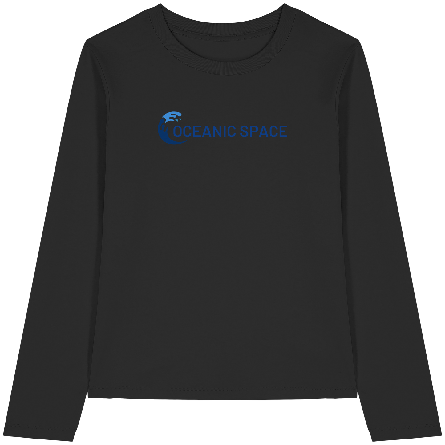OCEANIC SPACE - Save our oceans - Womens Organic Longsleeve T-Shirt - ThreadLabs