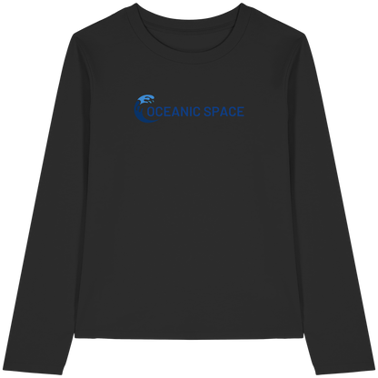 OCEANIC SPACE - Save our oceans - Womens Organic Longsleeve T-Shirt - ThreadLabs