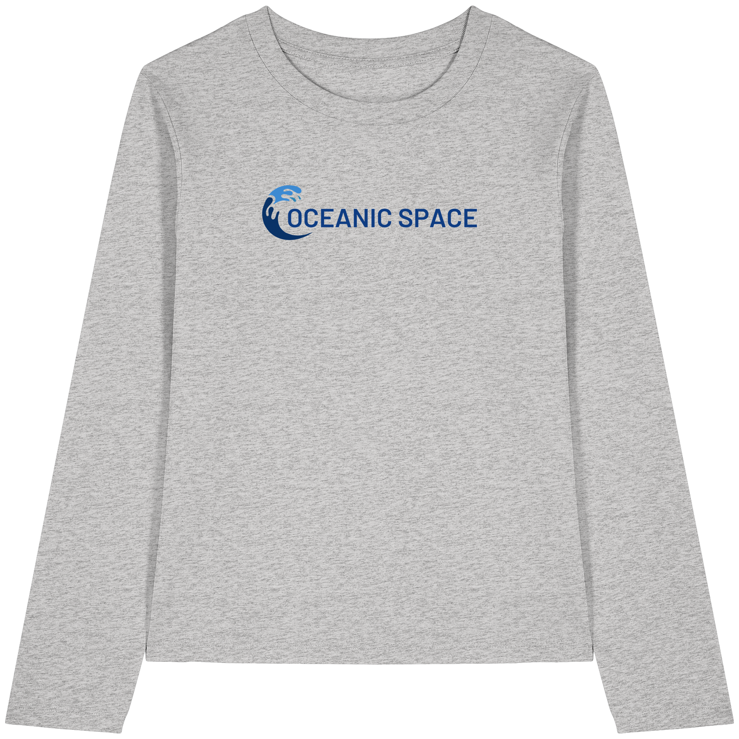 OCEANIC SPACE - Save our oceans - Womens Organic Longsleeve T-Shirt - ThreadLabs