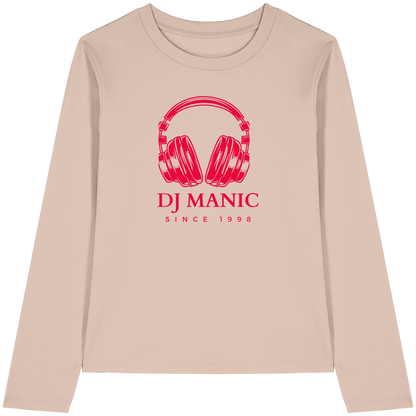 DJ Manic - Streetware - Womens Organic Longsleeve T-Shirt - ThreadLabs