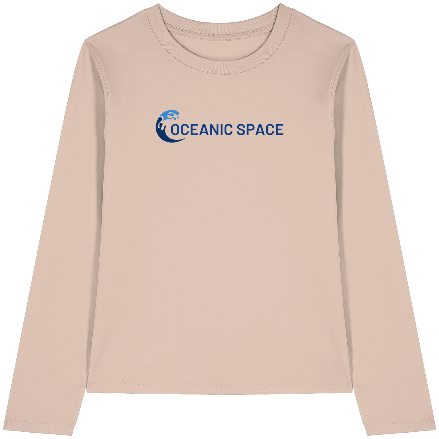 OCEANIC SPACE - Save our oceans - Womens Organic Longsleeve T-Shirt - ThreadLabs