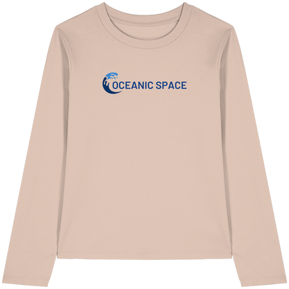 OCEANIC SPACE - Save our oceans - Womens Organic Longsleeve T-Shirt - ThreadLabs
