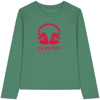 DJ Manic - Streetware - Womens Organic Longsleeve T-Shirt - ThreadLabs