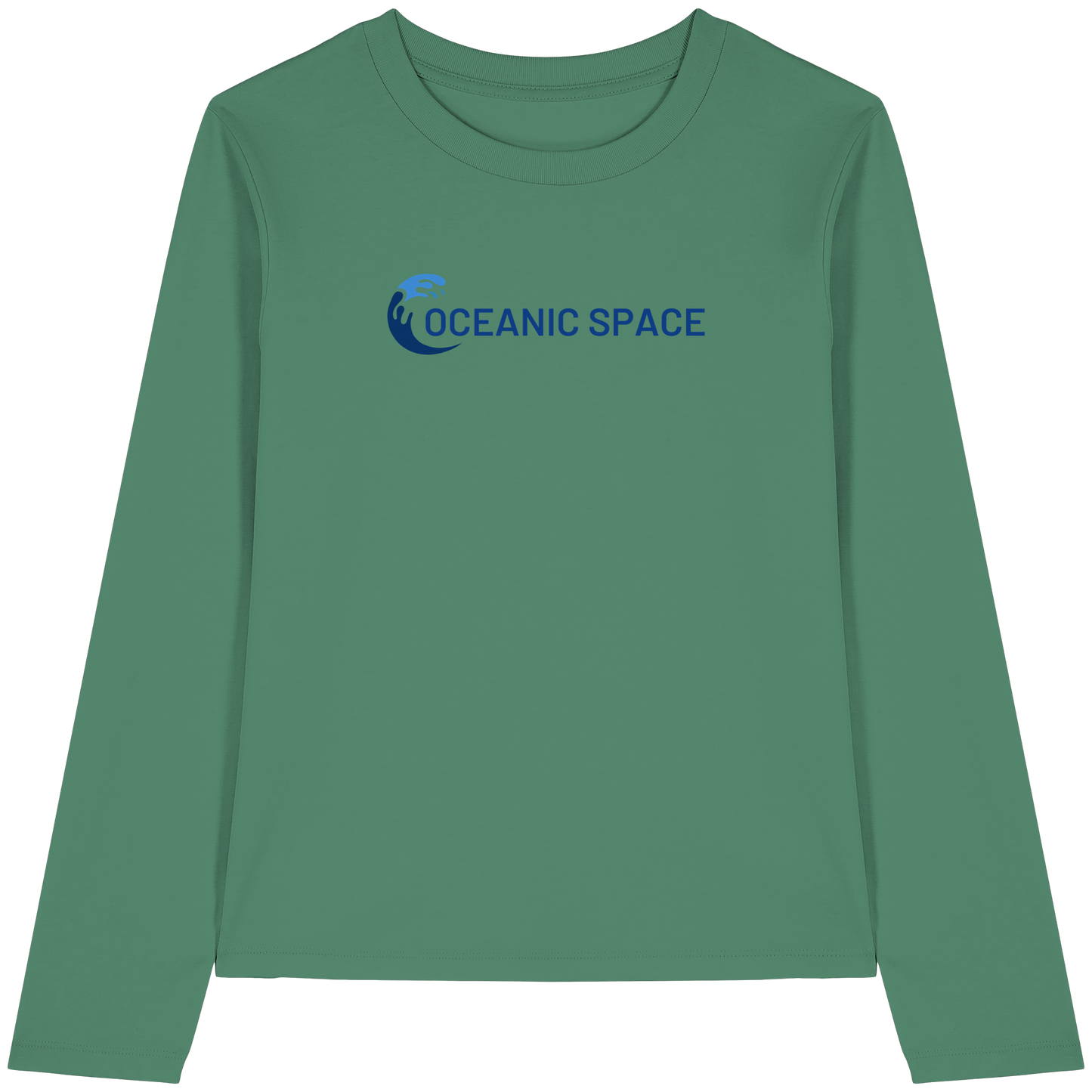 OCEANIC SPACE - Save our oceans - Womens Organic Longsleeve T-Shirt - ThreadLabs
