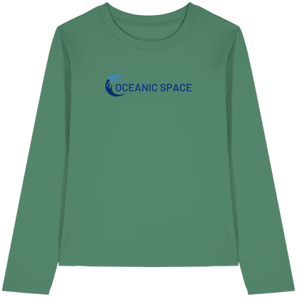 OCEANIC SPACE - Save our oceans - Womens Organic Longsleeve T-Shirt - ThreadLabs