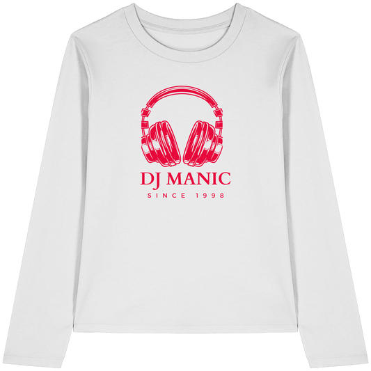 DJ Manic - Streetware - Womens Organic Longsleeve T-Shirt - ThreadLabs