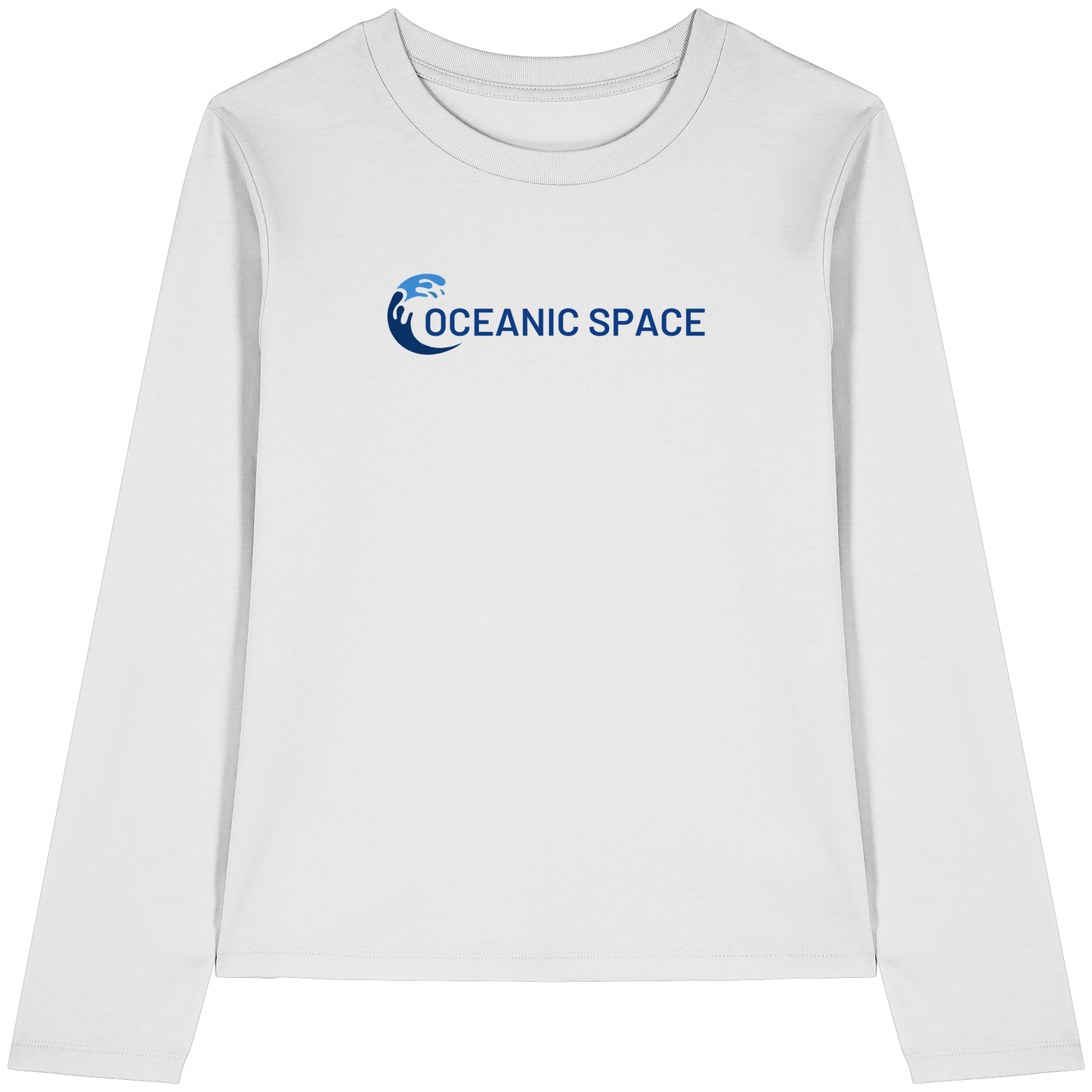 OCEANIC SPACE - Save our oceans - Womens Organic Longsleeve T-Shirt - ThreadLabs
