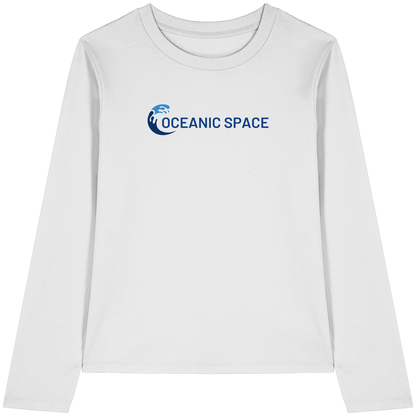 OCEANIC SPACE - Save our oceans - Womens Organic Longsleeve T-Shirt - ThreadLabs