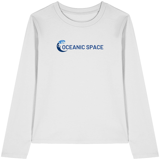 OCEANIC SPACE - Save our oceans - Womens Organic Longsleeve T-Shirt - ThreadLabs