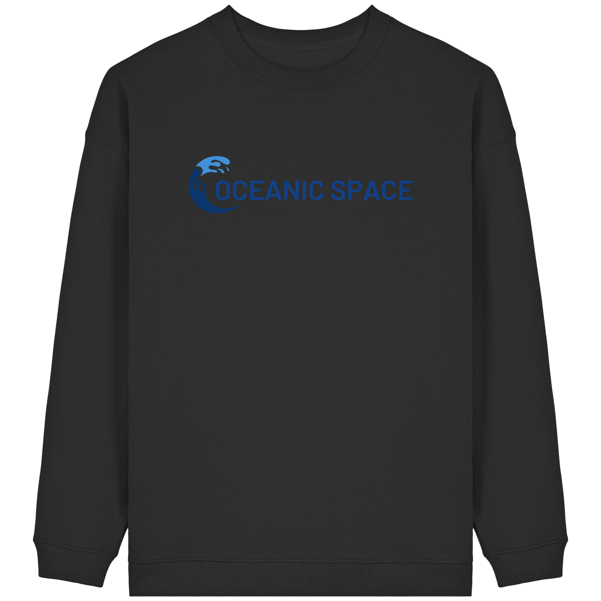 OCEANIC SPACE - Save our oceans - Womens Organic Oversized Sweatshirt - ThreadLabs