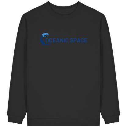 OCEANIC SPACE - Save our oceans - Womens Organic Oversized Sweatshirt - ThreadLabs
