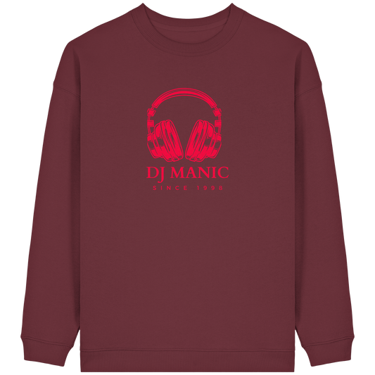 DJ Manic - Streetware - Womens Organic Oversized Sweatshirt - ThreadLabs