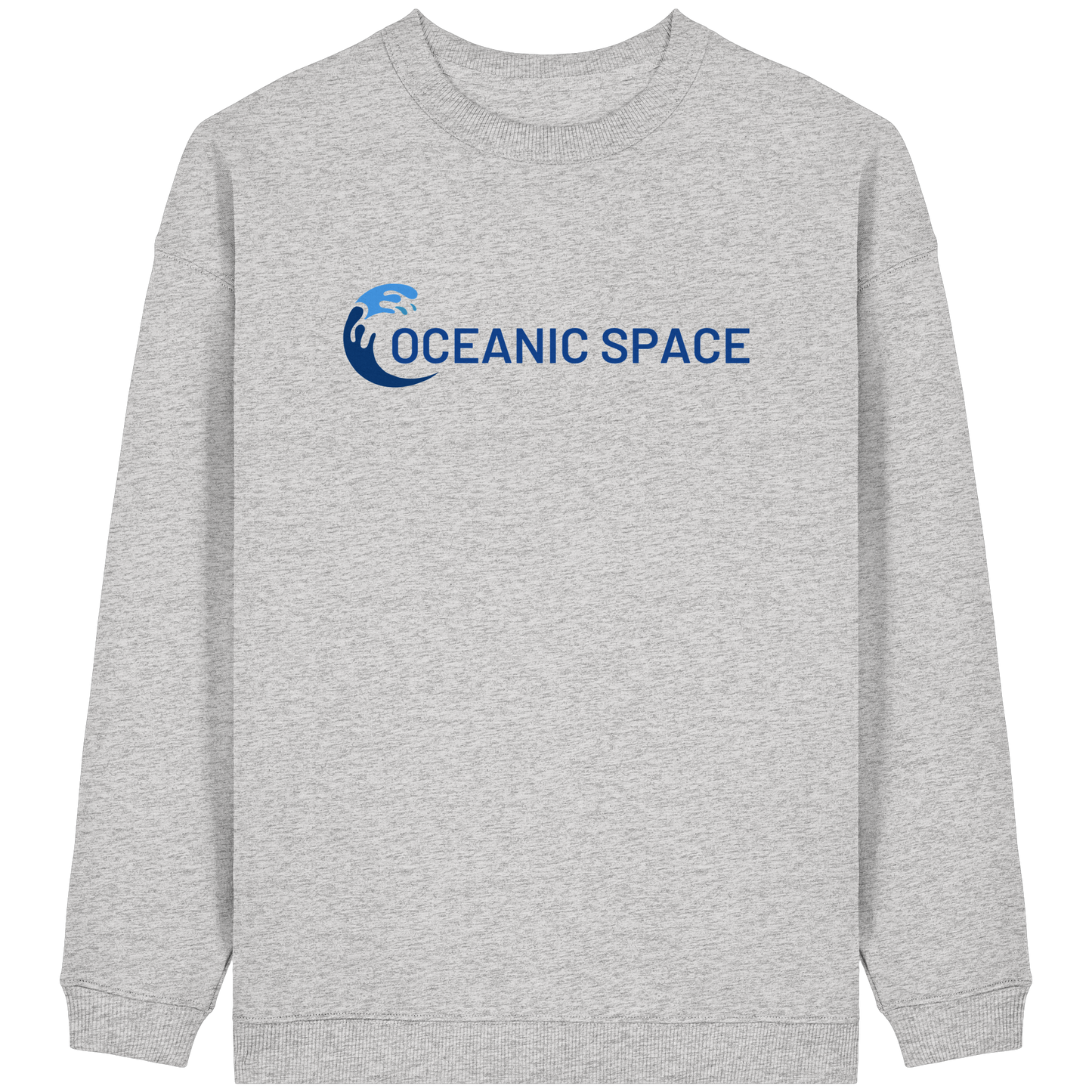 OCEANIC SPACE - Save our oceans - Womens Organic Oversized Sweatshirt - ThreadLabs