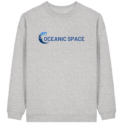 OCEANIC SPACE - Save our oceans - Womens Organic Oversized Sweatshirt - ThreadLabs