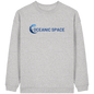 OCEANIC SPACE - Save our oceans - Womens Organic Oversized Sweatshirt - ThreadLabs