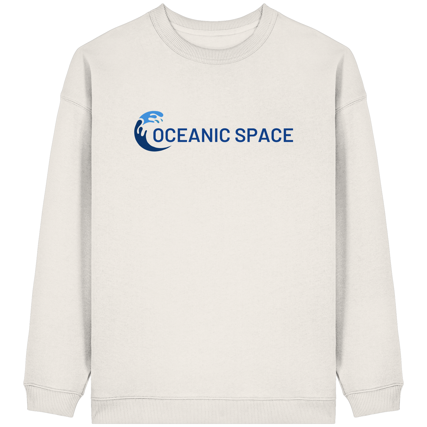 OCEANIC SPACE - Save our oceans - Womens Organic Oversized Sweatshirt - ThreadLabs