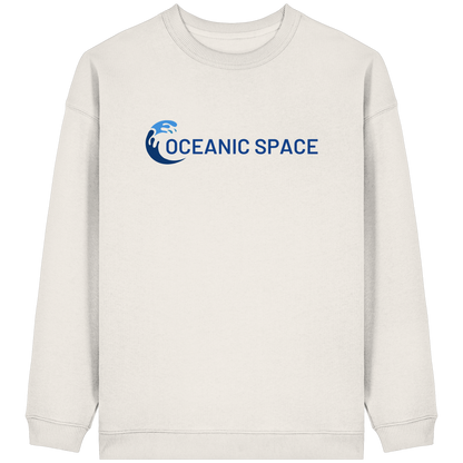 OCEANIC SPACE - Save our oceans - Womens Organic Oversized Sweatshirt - ThreadLabs