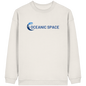 OCEANIC SPACE - Save our oceans - Womens Organic Oversized Sweatshirt - ThreadLabs