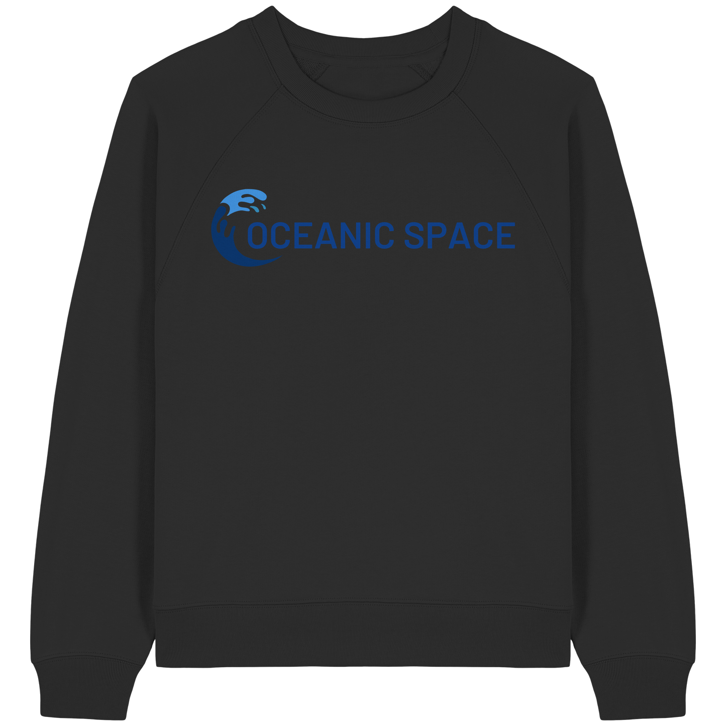 OCEANIC SPACE - Save our oceans - Womens Organic Raglan Sweatshirt - ThreadLabs