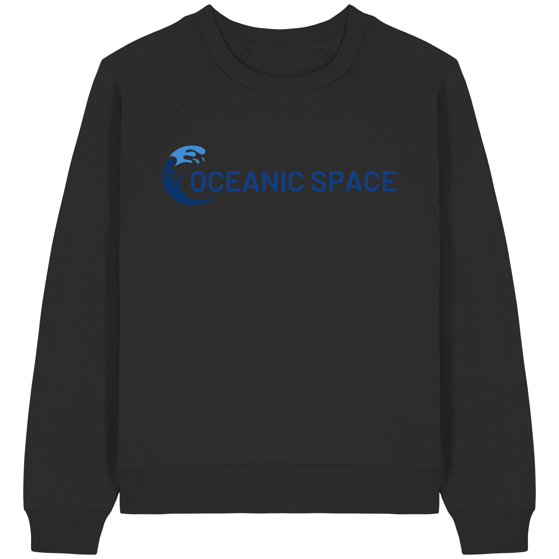 OCEANIC SPACE - Save our oceans - Womens Organic Raglan Sweatshirt - ThreadLabs