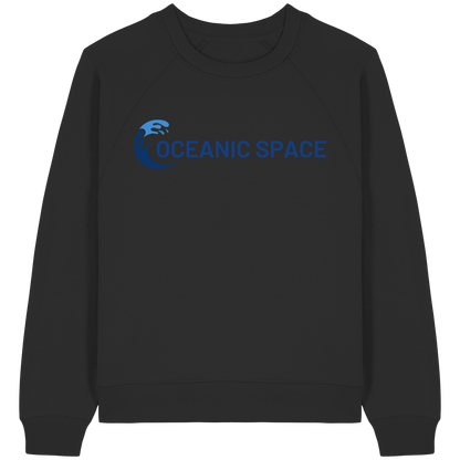 OCEANIC SPACE - Save our oceans - Womens Organic Raglan Sweatshirt - ThreadLabs