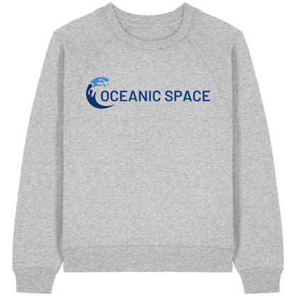 OCEANIC SPACE - Save our oceans - Womens Organic Raglan Sweatshirt - ThreadLabs