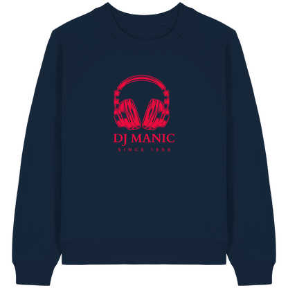 DJ Manic - Streetware - Womens Organic Raglan Sweatshirt - ThreadLabs
