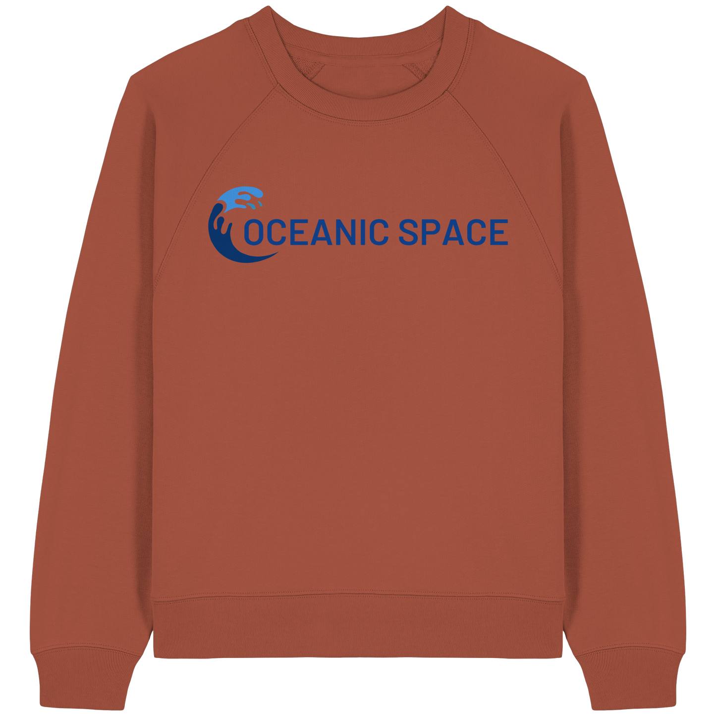 OCEANIC SPACE - Save our oceans - Womens Organic Raglan Sweatshirt - ThreadLabs